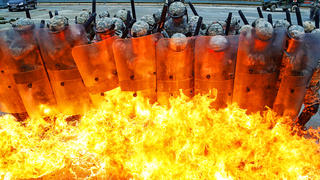 These Photos Of Soldiers Executing Fire Phobia Training Will Terrify You